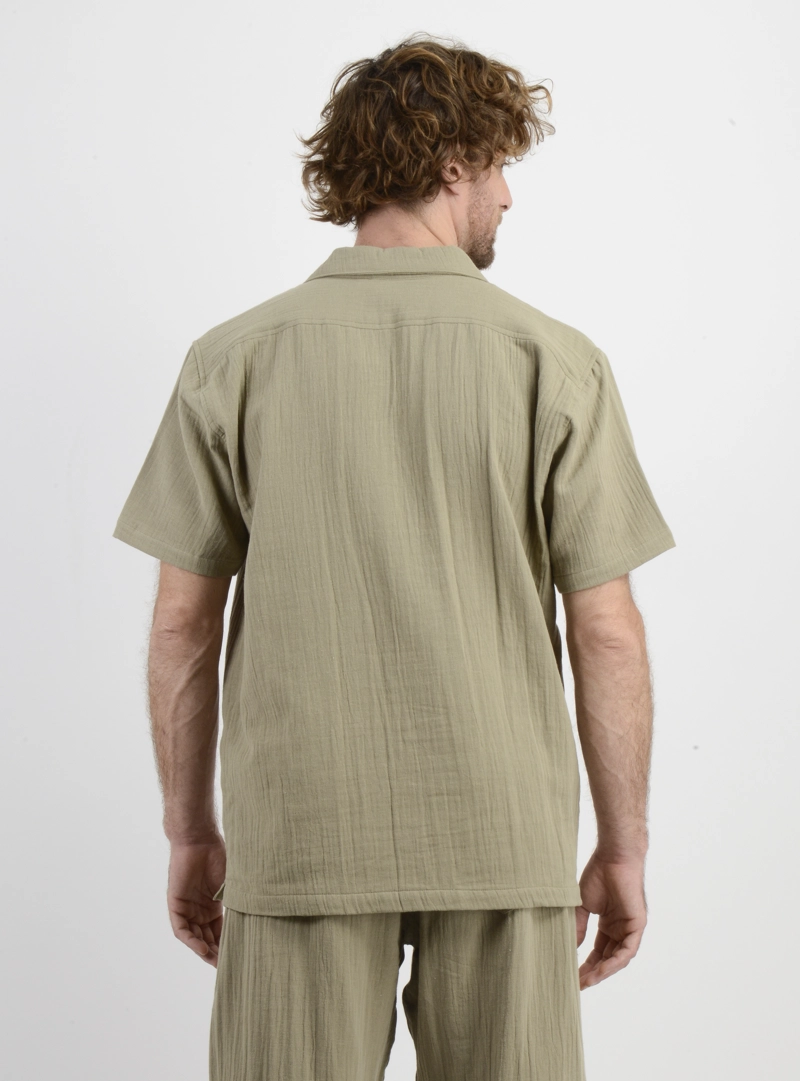 CAMISA MANGA CORTA SUNSET VERDE - 2