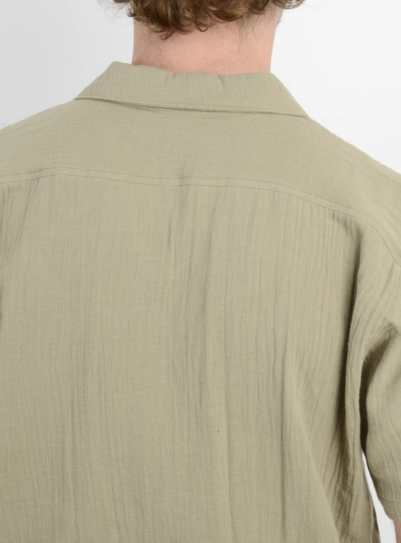 CAMISA MANGA CORTA SUNSET VERDE - 6