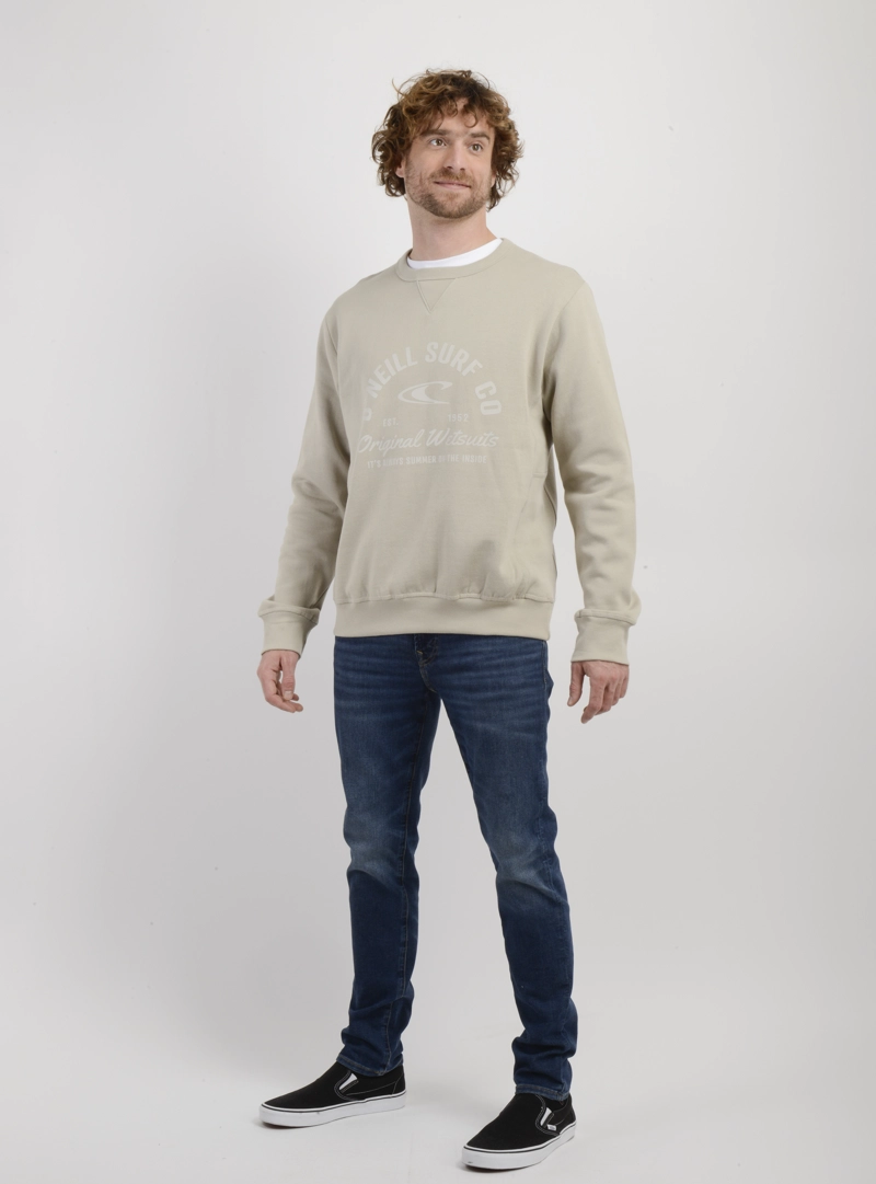 POLERON SURF CO CREW BEIGE - 3