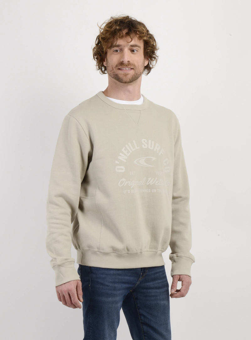 POLERON SURF CO CREW BEIGE - 4