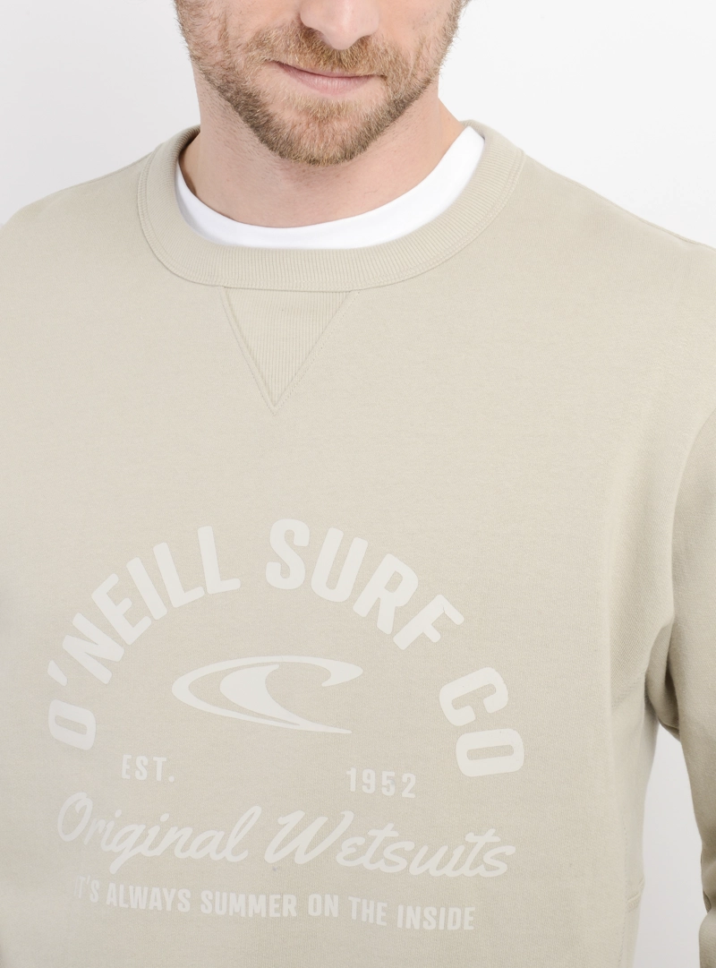 POLERON SURF CO CREW BEIGE - 5