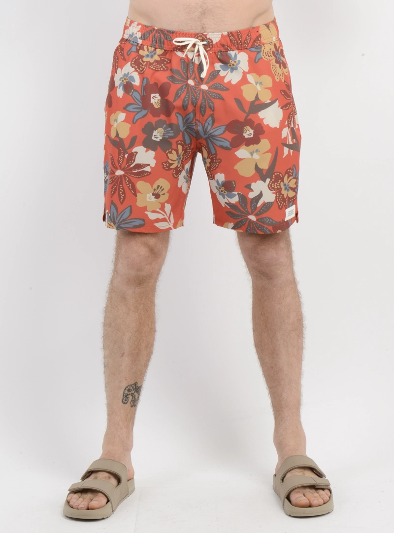 TRAJE DE BAÑO VOLLEY KUTA 16' NARANJO OSCURO - 1