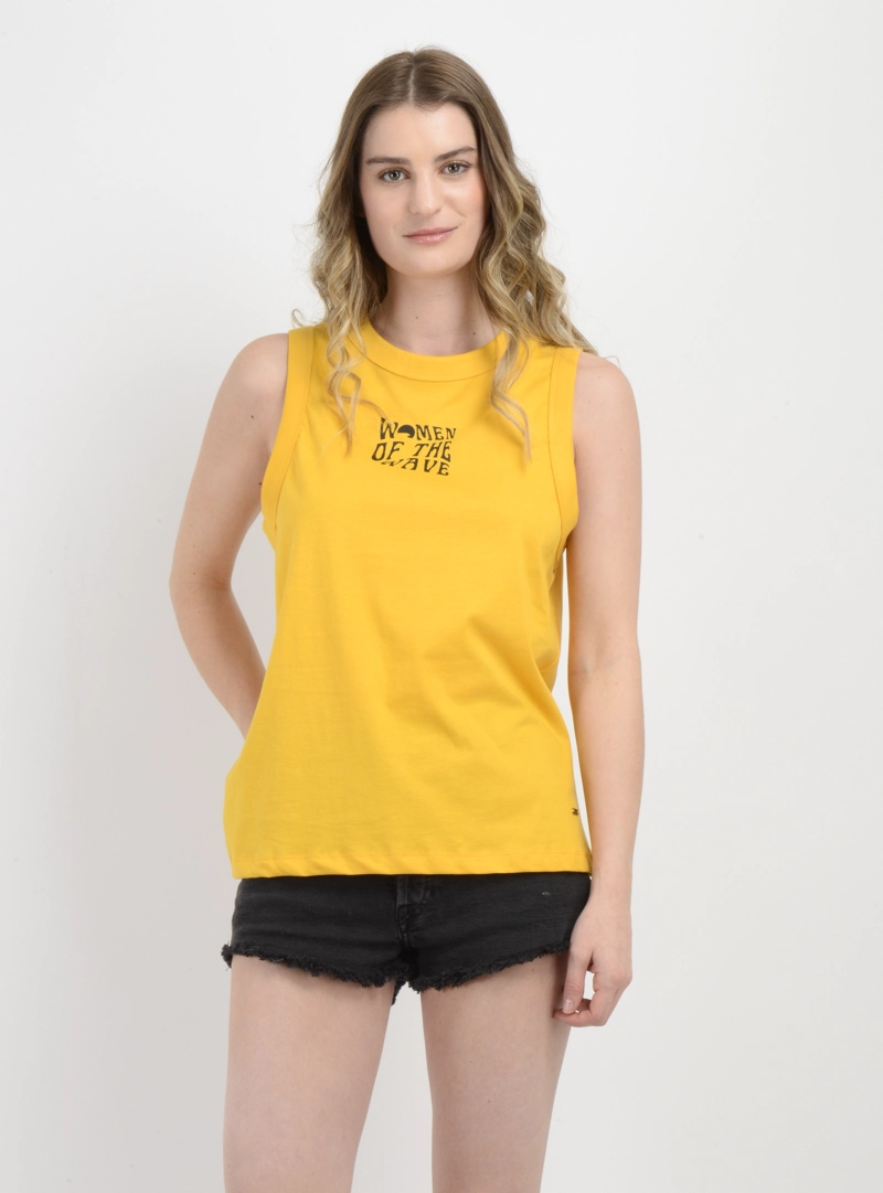 POLERA SIN MANGAS WOTW AMARILLO - 1