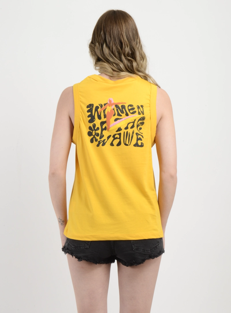 POLERA SIN MANGAS WOTW AMARILLO - 2