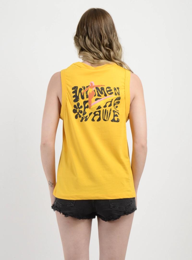 POLERA SIN MANGAS WOTW AMARILLO - 2