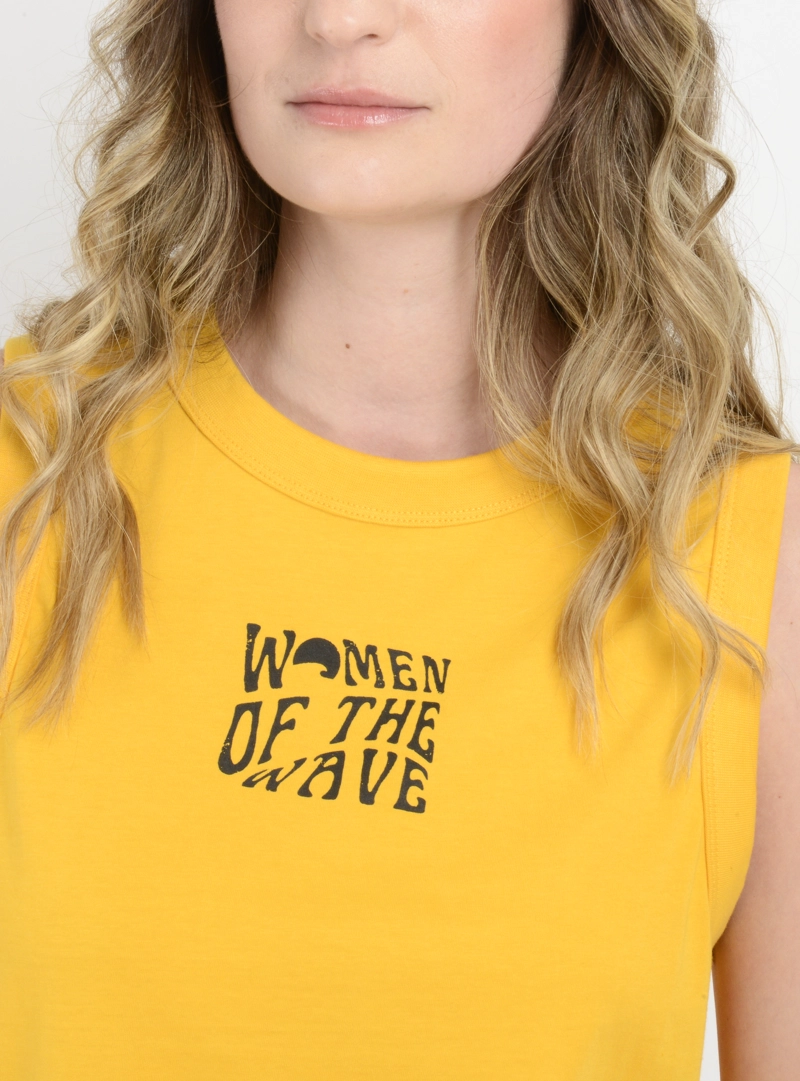 POLERA SIN MANGAS WOTW AMARILLO - 5