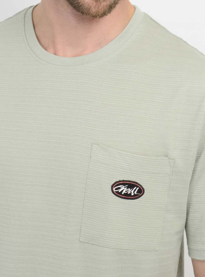 POLERA MANGA CORTA POCKET VERDE CLARO - 5