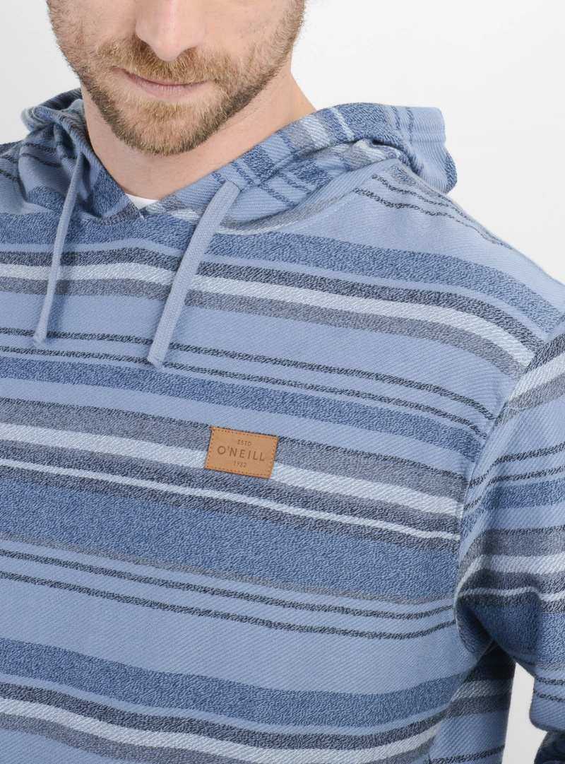 POLERON BAVARO STRIPE HOODIE AZUL - 5