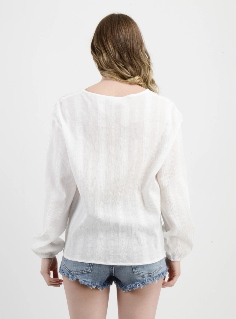BLUSA MANGA LARGA MARY BLANCO - 2
