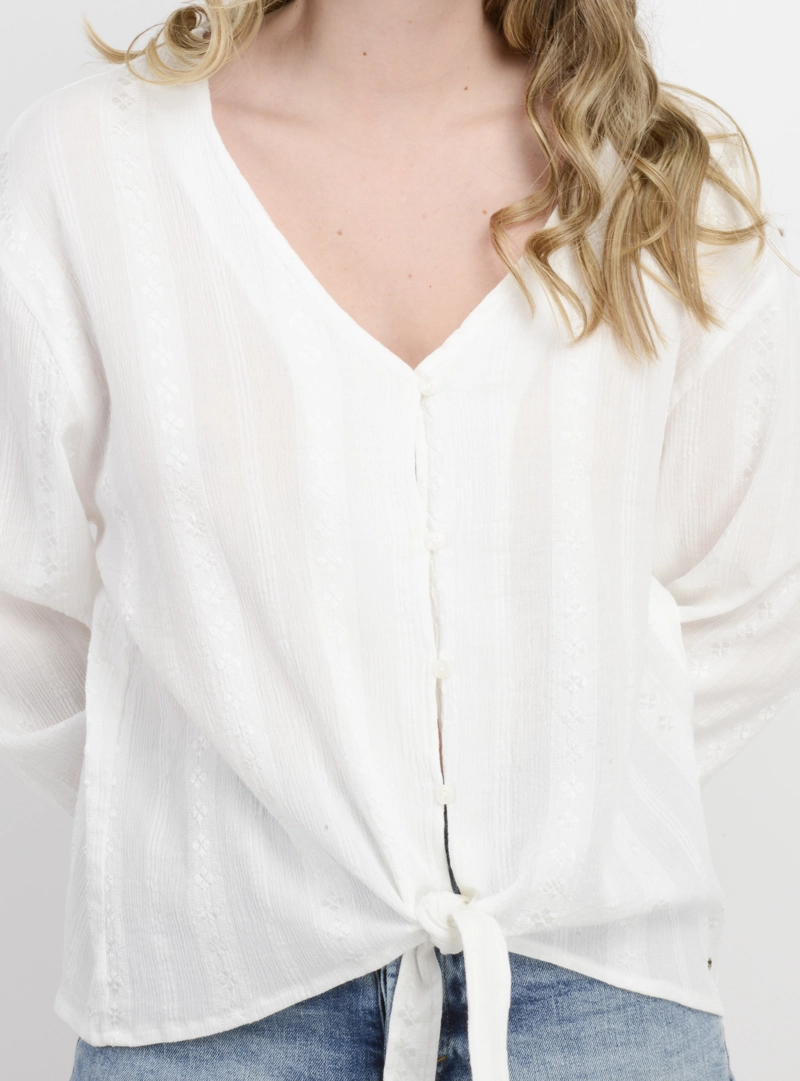 BLUSA MANGA LARGA MARY BLANCO - 6