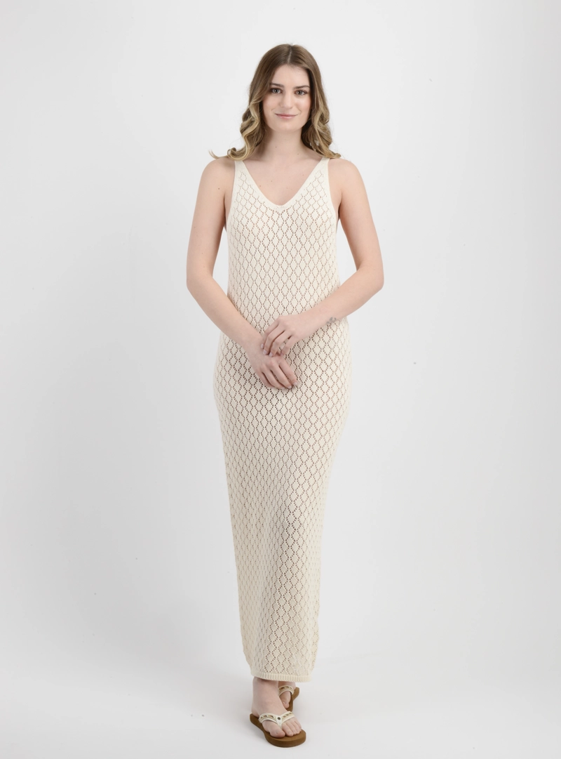 VESTIDO NINA BEIGE - 1
