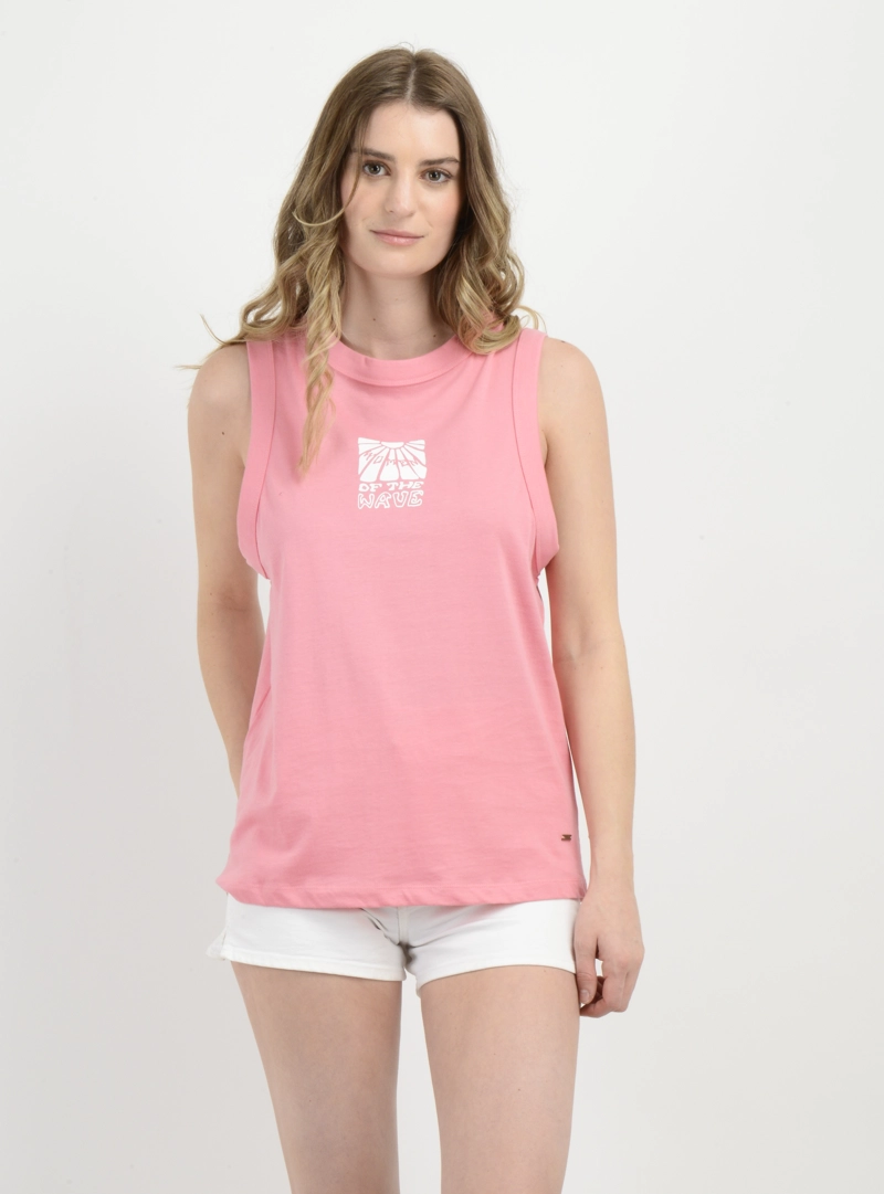 POLERA SIN MANGAS WOTW ROSADO - 1