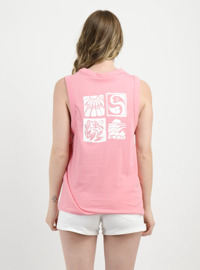 POLERA SIN MANGAS WOTW ROSADO - 2