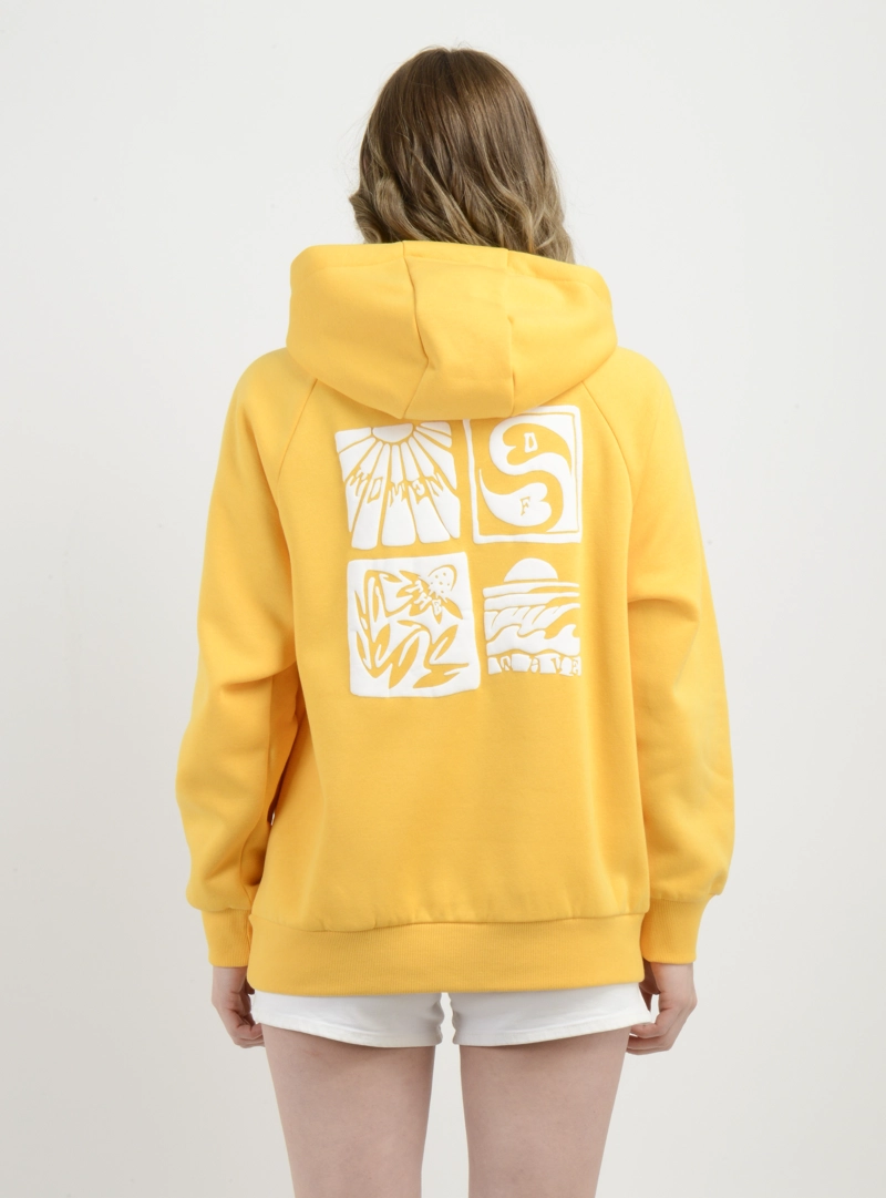 POLERON WOTW HOODIE AMARILLO - 2