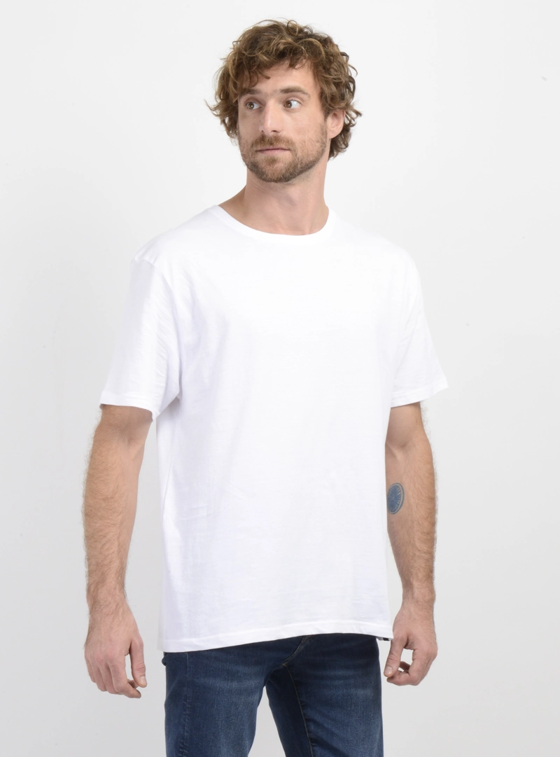 POLERA MANGA CORTA EAST CLIFF BASIC BLANCO - 4