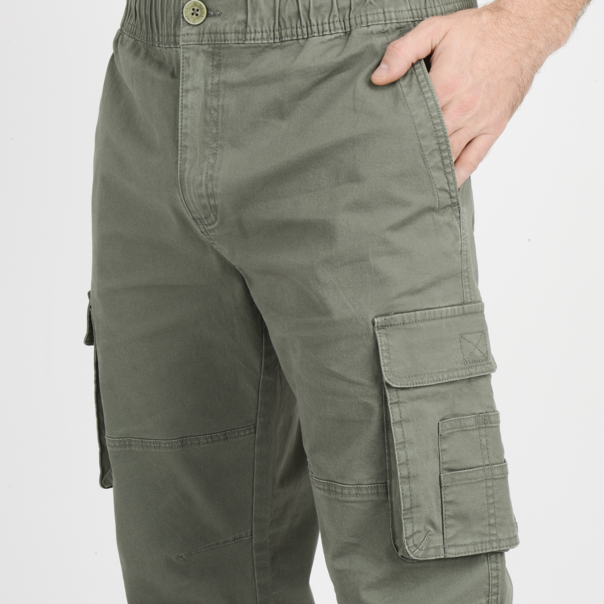 PANTALON CARGO BREXTON II VERDE OSCURO - 6