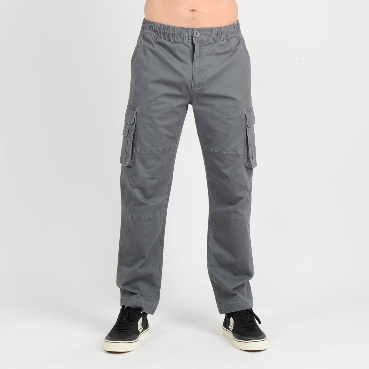 PANTALON CARGO BREXTON II GRIS OSCURO - 1