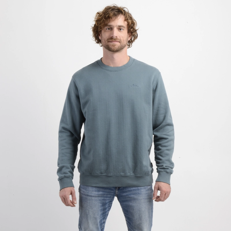 POLERON ESSENTIAL CREW VERDE OSCURO - 1