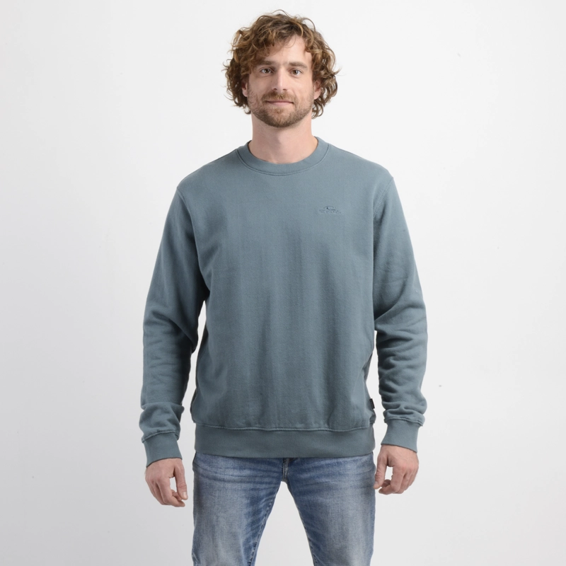 POLERON ESSENTIAL CREW VERDE OSCURO - 1