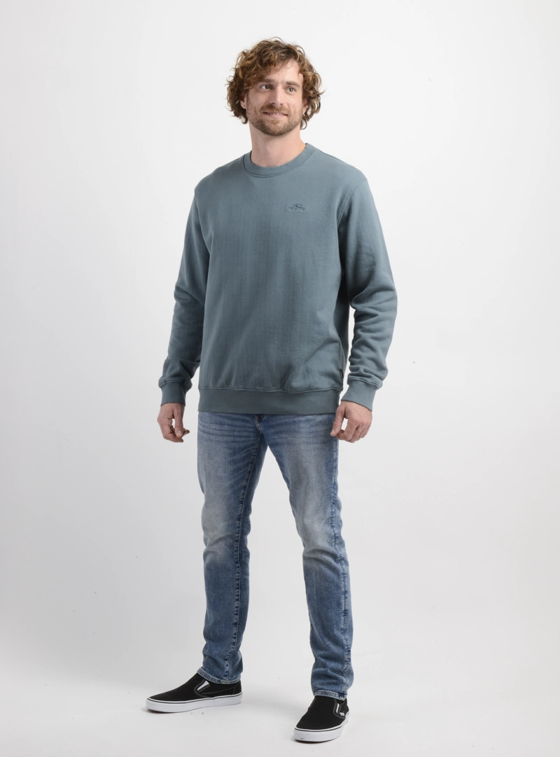 POLERON ESSENTIAL CREW VERDE OSCURO - 7