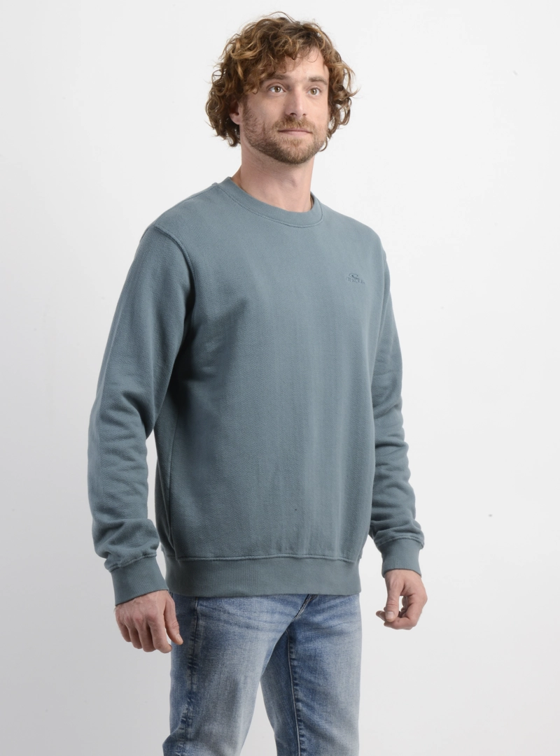 POLERON ESSENTIAL CREW VERDE OSCURO - 9