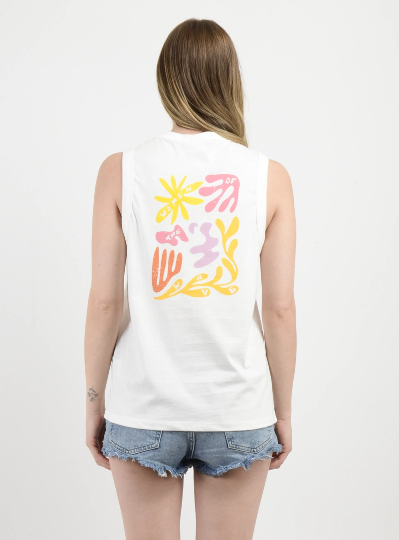 POLERA SIN MANGAS WOTW  BEIGE CLARO - 2