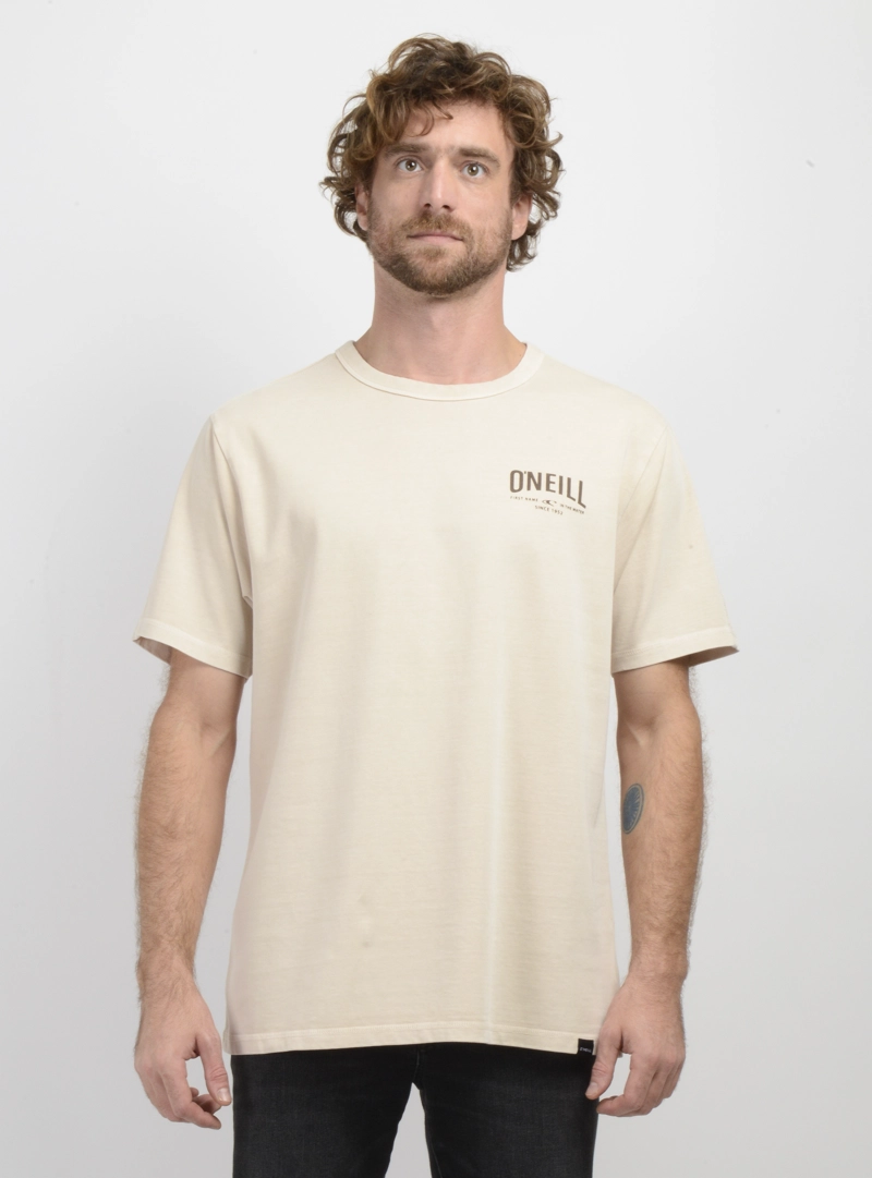 POLERA MANGA CORTA FIELDS BEIGE CLARO - 1