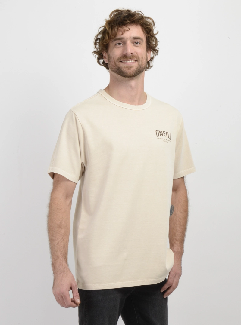 POLERA MANGA CORTA FIELDS BEIGE CLARO - 4