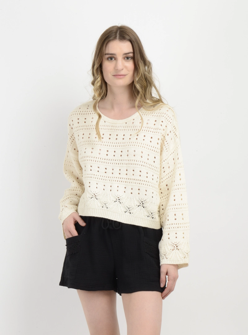 SWEATER MAISEY BEIGE CLARO - 1