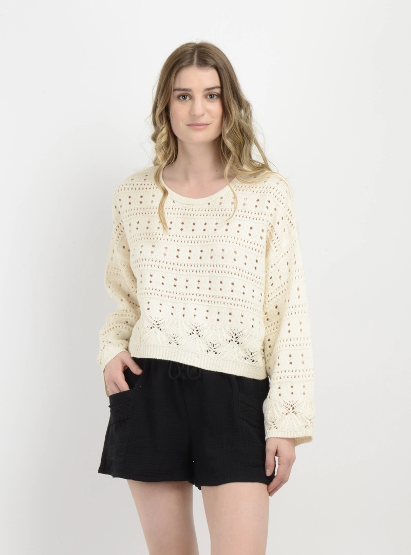 SWEATER MAISEY BEIGE CLARO - 1