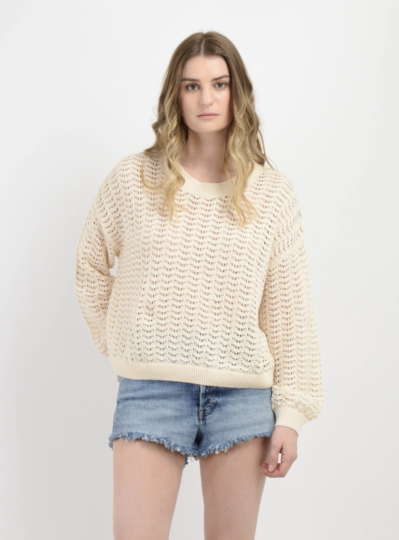 SWEATER CAMERON BEIGE CLARO - 1