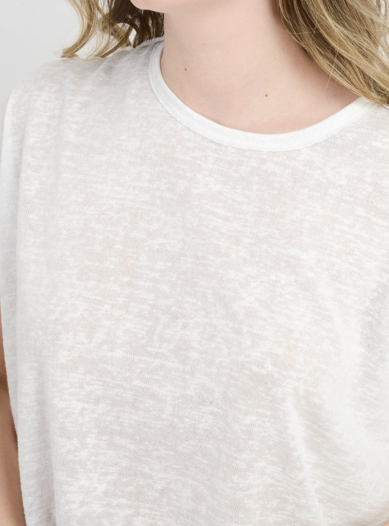 POLERA MANGA CORTA JOSIE BEIGE CLARO - 5