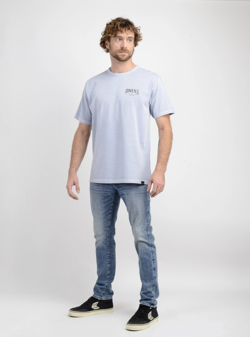 POLERA MANGA CORTA FIELDS AZUL CLARO - 3