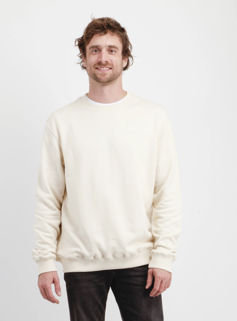 POLERON ESSENTIAL CREW BEIGE CLARO - 1