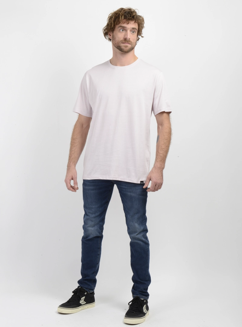 POLERA MANGA CORTA EAST CLIFF BASIC ROSADO CLARO - 3