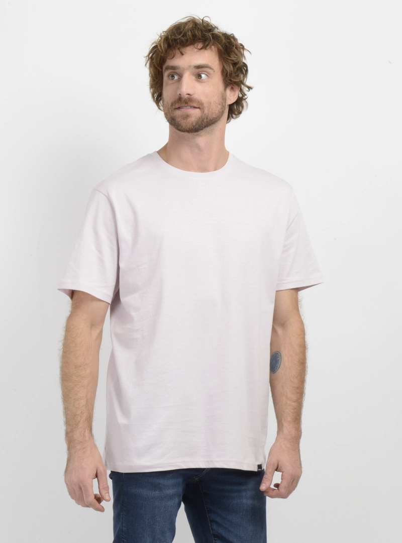 POLERA MANGA CORTA EAST CLIFF BASIC ROSADO CLARO - 4