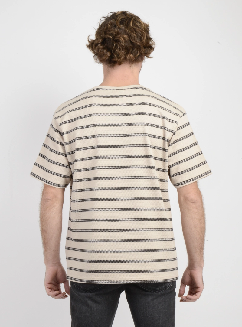 POLERA MANGA CORTA HIGH LINE BEIGE - 2