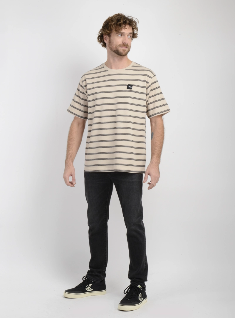 POLERA MANGA CORTA HIGH LINE BEIGE - 3