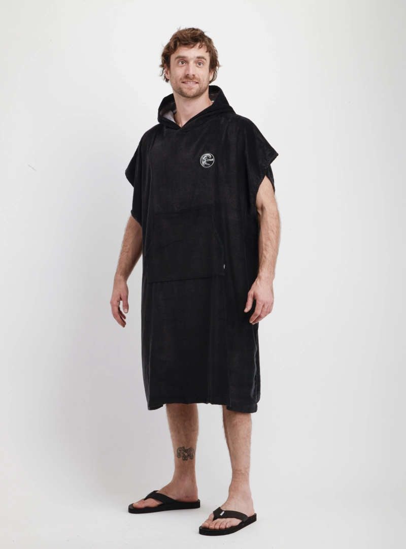 PONCHO TOALLA OG SURF NEGRO - 3