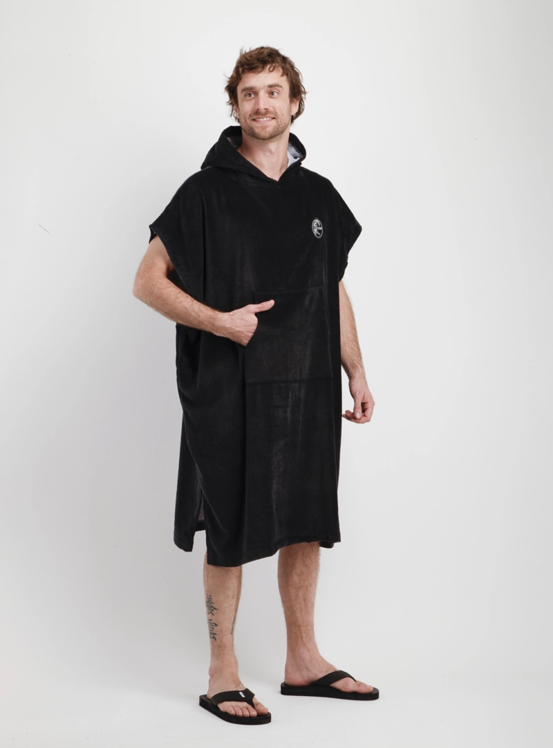 PONCHO TOALLA OG SURF NEGRO - 4