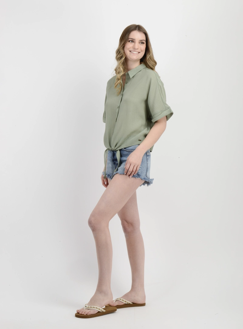 BLUSA MANGA CORTA BRINLEY VERDE - 3