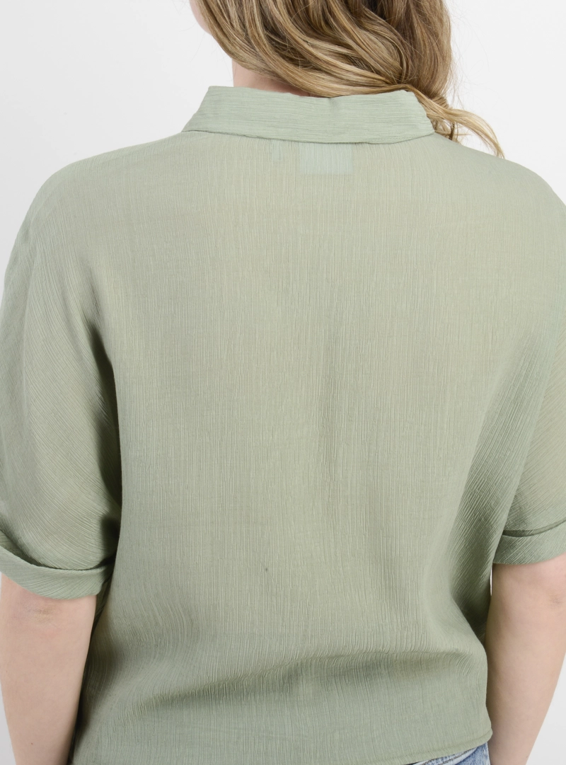 BLUSA MANGA CORTA BRINLEY VERDE - 6