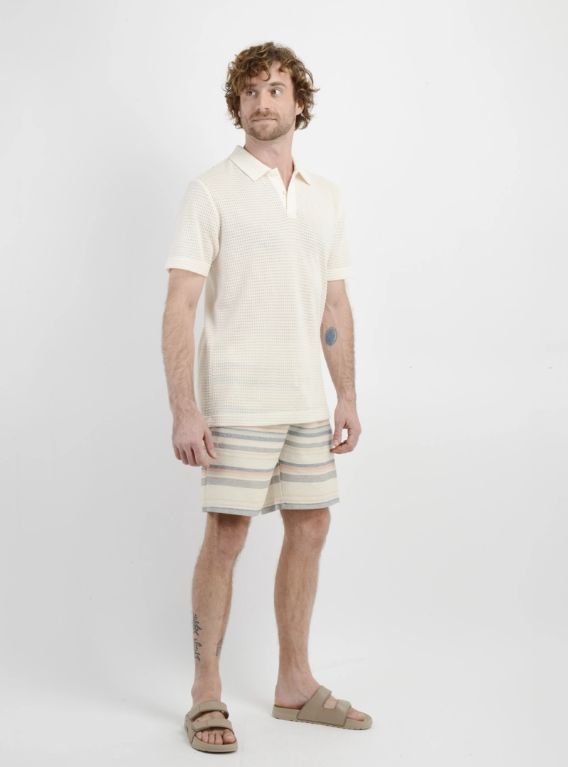 BERMUDA BAVARO STRIPE BEIGE CLARO - 4