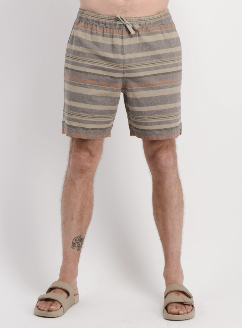 BERMUDA LOW KEY STRIP VERDE OSCURO - 1