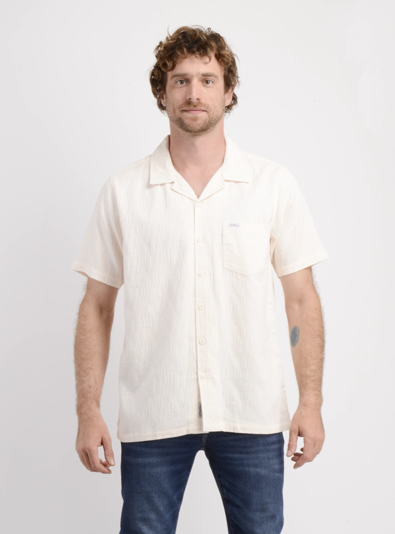CAMISA MANGA CORTA POLLY BEIGE CLARO - 1