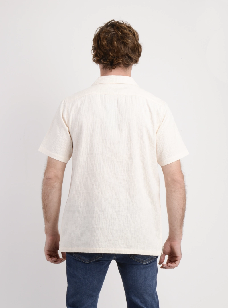 CAMISA MANGA CORTA POLLY BEIGE CLARO - 2