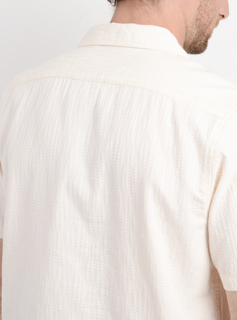 CAMISA MANGA CORTA POLLY BEIGE CLARO - 6