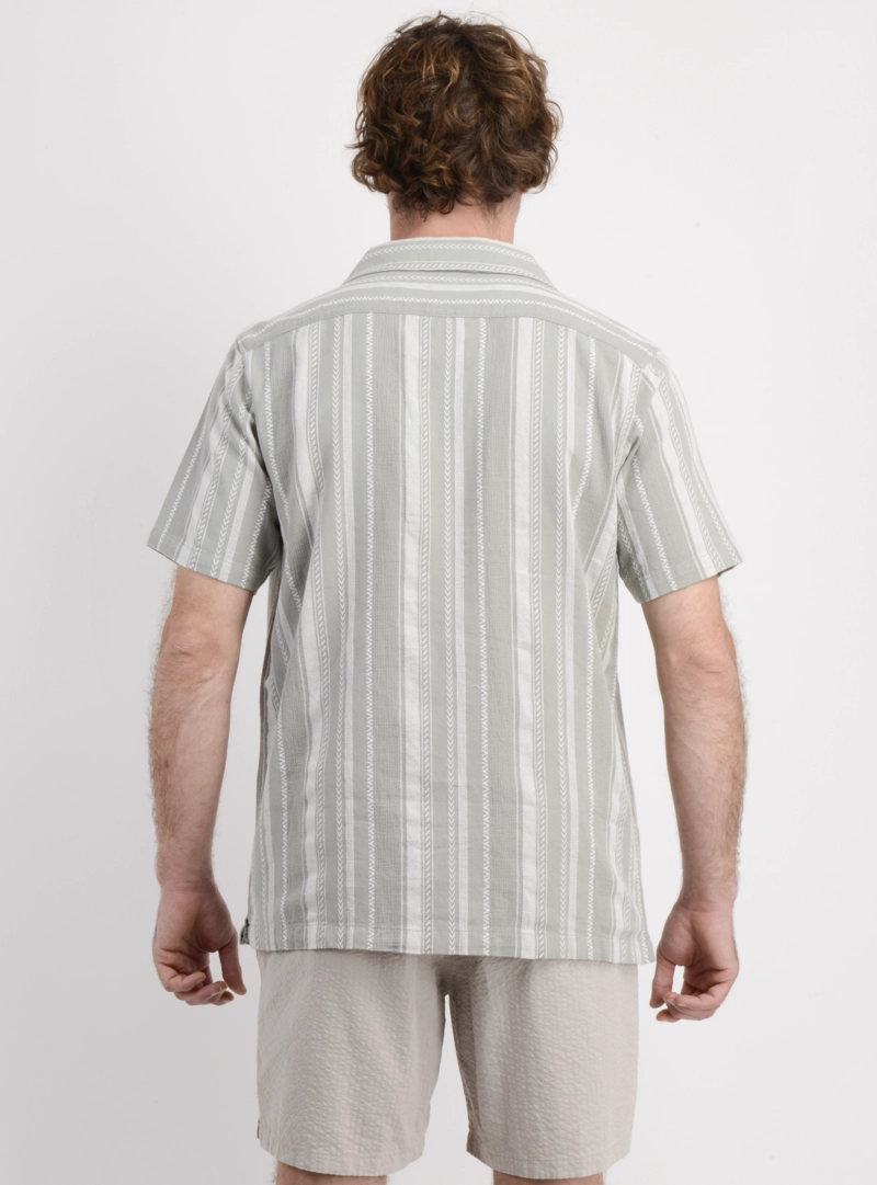 CAMISA MANGA CORTA REED VERDE CLARO - 2