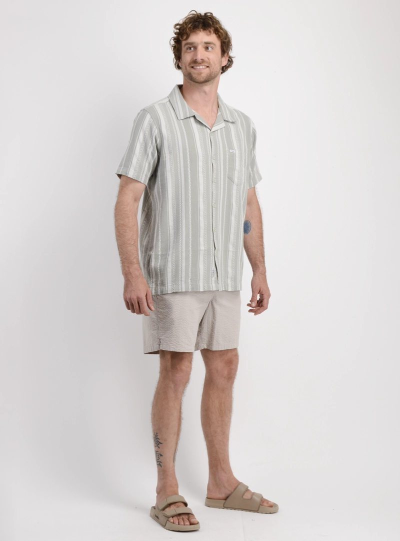 CAMISA MANGA CORTA REED VERDE CLARO - 4