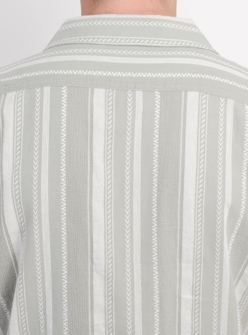CAMISA MANGA CORTA REED VERDE CLARO - 6
